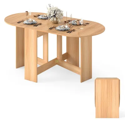 Obrázok produktu pre Okrúhly skladací balkónový stôl - priestorovo úsporný, všestranný dizajn