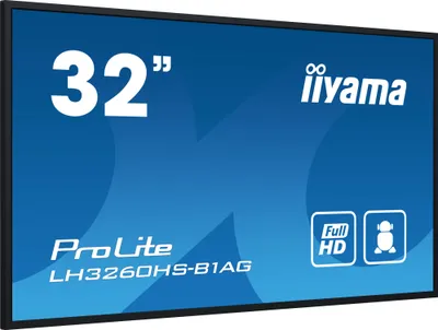 Produktbild von iiyama LH3260HS-B1AG, Digitale A-Platine, 80 cm (31.5"), LED, 1920 x 1080 Pixel, WLAN, 24/7