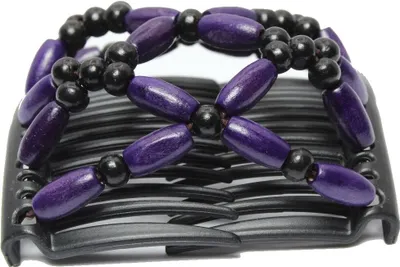 Produktbild von Trend African Hairclip Haarklammer Haarspange Hair Clips Haarkamm Lila