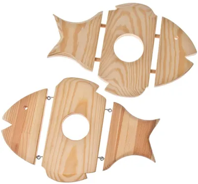 Produktbild von Untersetzer Fisch Topfuntersetzer Holz Bausatz