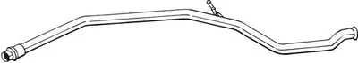 Produktbild von Bosal Abgasrohr Mitte 947-005