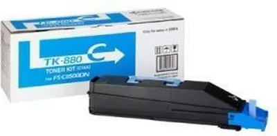 Zdjęcie produktu dla KYOCERA TK-880C, 18000 stron(y), Cyjan, 1 szt.