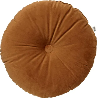 Produktbild von Dutch Decor Dekokissen Olly Ø38 cm Braun