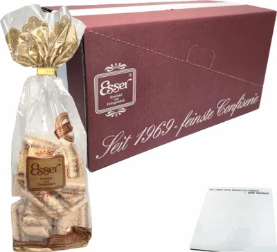 Produktbild von Esser Schwarz-Weiss-Waffeln (10x200g Beutel) VPE + usy Block