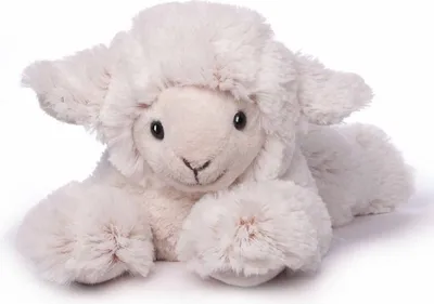 Produktbild von Inware Kuscheltier Schaf Beo, creme, liegend, 22 cm, Schmusetier
