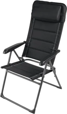 Produktbild von Komfortabler Camping Hochlehner 150 Kg mit verstellbarer Rückenlehne + Kissen...