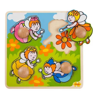 Produktbild von Bigjigs Toys Einlegepuzzle Feen