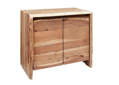 Produktbild von MASSIVMOEBEL24.DE Badschrank Akazie 70x40x60 natur lackiert PURE ACACIA #611
