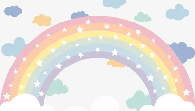 Produktbild von Vlies Fototapete Kinderzimmer Regenbogen (312x219cm - 3 Bahnen) Sterne Mädchen Wandtapete Tapete Latexdruck UV-Beständig Geruchsfrei Hohe Auflösung Montagefertig