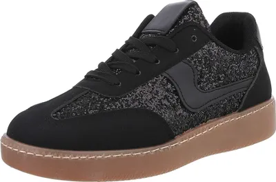 Produktbild von Ital-Design Damen Freizeitschuhe  Lederoptik, Synthetikoptik Sneakers Low 88519192 Schwarz Gr.  40