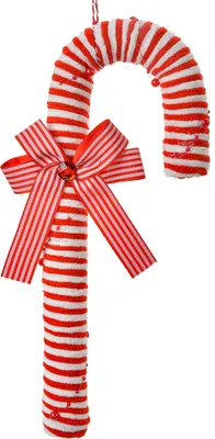 Obrázok produktu pre Clayre & Eef Vianočná ozdoba cukrová trstina 36 cm červená biela plastová