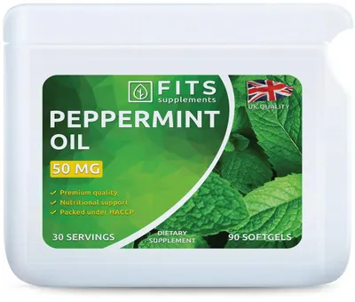 Produktbild von Pfefferminzöl 50 mg, 90 Weichkapseln