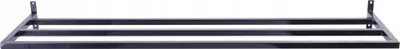 Produktbild von Schuhregal Wandmontage, Hängende, Schuh-Organizer, Schuh Wandregal, Schuhablage, für Flur, pulverbeschichtetem Stahl, Breite 118cm Tiefe 33cm