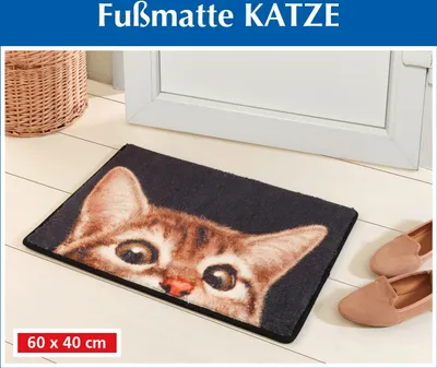 Produktbild von Fußmatte KATZE 60x40x1,5 cm