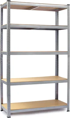Immagine prodotto di Scaffale per cantina, dimensioni 30 x 75 x 150 cm, colore argento, struttura in acciaio, 5 ripiani, ideale per lo stoccaggio