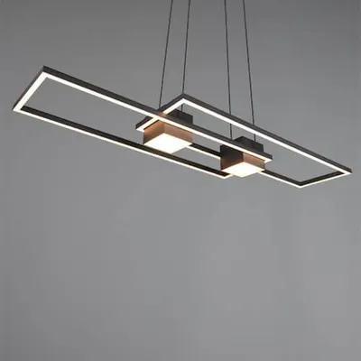 Productafbeelding van Led hanglamp kantoor Albany zwart