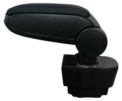 Immagine prodotto di Nuovo bracciolo per Opel Corsa D (2006–2014) con rivestimento in pelle nera di alta qualità (Pelle finta)