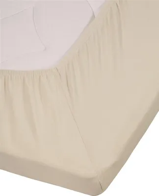 Produktbild von Beddinghouse Spannbettlaken BH Jersey Stretch TDS_Natural_UV_UV_160x200/220 160 x 200/220 cm, Pocket depth: 25 cm, Split: 85 cm 1 Splittopper-Spannbettlaken