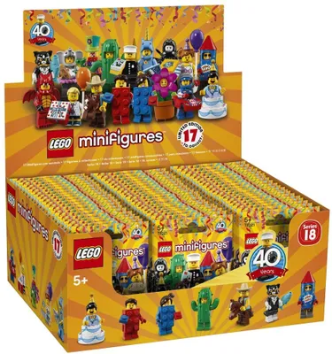 Produktbild von LEGO® Minifigures 71021 - Serie 18 ( komplette Box = 60 Minifiguren)