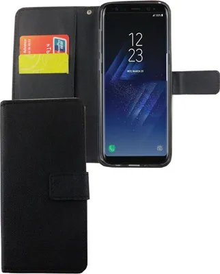 Produktbild von Handyhülle Tasche für Handy Samsung Galaxy S8+ Plus Schwarz