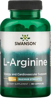 Obrázek produktu pro L-Arginin 850 mg 90 Kapseln Swanson Health Products