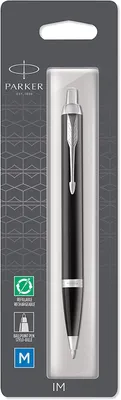 Image de Parker 1975554 Parker Kugelschreiber PARKER IM Black Lacquer BL M Blau