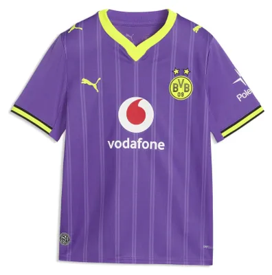 Zdjęcie produktu dla Replika trzeciego kompletu meczowego BVB dla chłopców, marka Puma (zestaw 1)