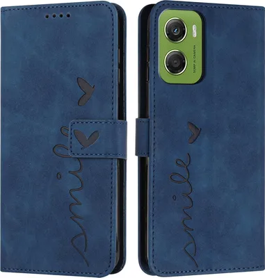 Produktbild von Motorola Moto G06 / G06 Power Hülle - Coverup Smile Klapphülle - Blau