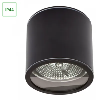Produktbild von CHLOE AR111 LED Deckenleuchte Badezimmer Ø11.8cm IP44 Schwarz