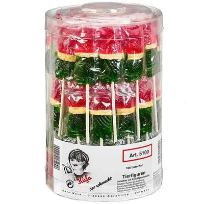 Image de Sucettes Küfa avec goût de fruit 100 pièces 2200g