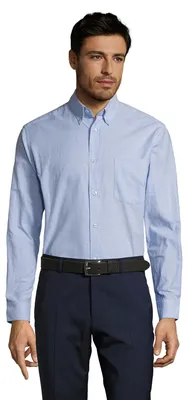 Image de SOLS - Chemise « Boston » pour homme LT1433 (XXL) (bleu ciel)