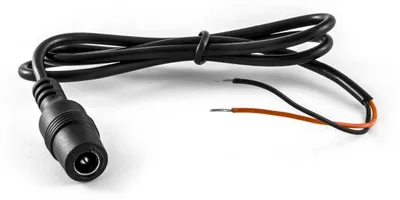 Produktbild von Carmedien Niedervoltbuchse auf offene Kabelenden 12V Adapter-Kabel Rückfahrkamera Spannungsversorgung 24V Adapterkabel