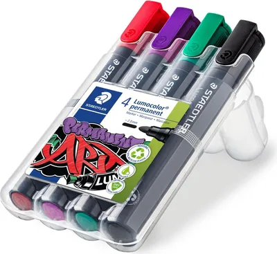 Obrázok produktu pre Staedtler Lumocolor permanent marker 352, 4 kusov