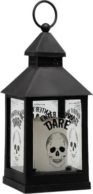 Obrázek produktu pro Černá halloweenská lucerna 27 x 10 cm