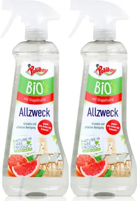 Produktbild von Poliboy  Allzweck-Reiniger mit Grapefruitöl 500ml (2er Pack)