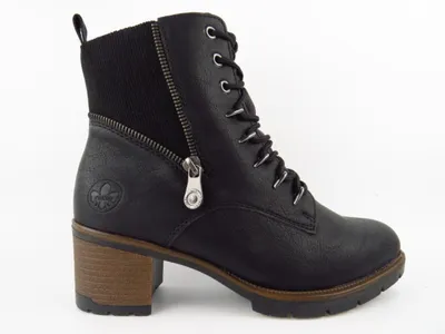 Produktbild von Rieker HWK Damen Stiefel Stiefelette Schwarz : 41
