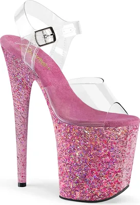Produktbild von FLAMINGO-808CF Damen Sandale von Pleaser, Transparent EU 35, US 5