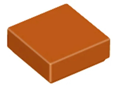 Zdjęcie produktu dla Płytki Lego® 1x1 3070 - 10 sztuk Ciemnopomarańczowy