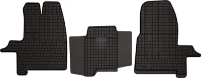 Obrázok produktu pre Gumové autorohože na mieru pre: Ford Tourneo Custom I (2012-2023, doručení) černé, sada 3 ks, s úchyty