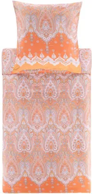 Produktbild von Bassetti Satin-Bettwäsche-Garnitur ISOLABELLA Farbe O1 ORANGE Größe 135x200+80x80
