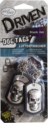 Produktbild von airflair Lufterfrischer Driven Dog Tags Black Out