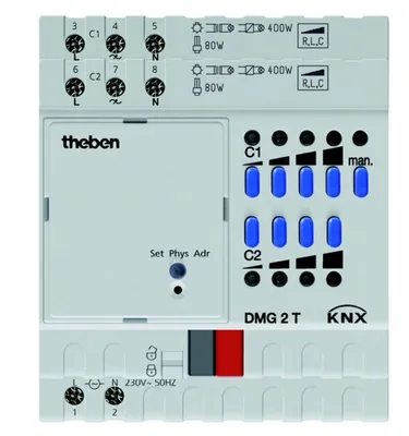 Obrázok produktu pre THEBEN Stmievací pohon KNX 10-800W REG 4TE