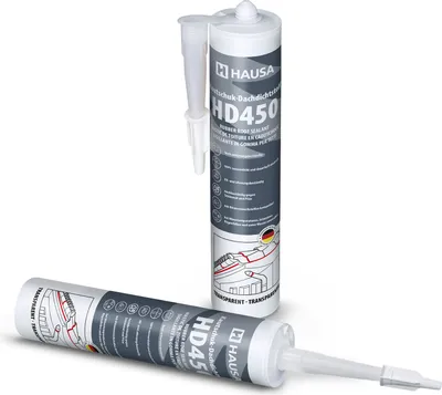 Produktbild von Hausa Kautschuk Dachdichtstoff HD450 Transparent 2x 300ml