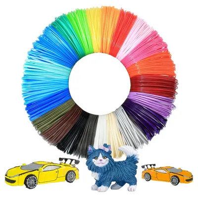 Productafbeelding van 3D-pen filament PLA, 30 kleuren voor creatieve projecten