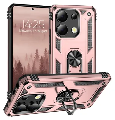 Produktbild von Armor Outdoor Handyhülle für Xiaomi Redmi Note 13  Handy Panzer Case Cover Schutzhülle Farbe: Rosegold
