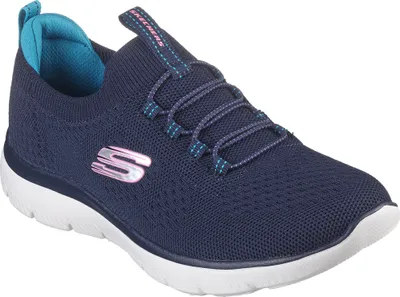 Produktbild von Skechers Damen Slip-On SUMMITS TOP PLAYER blau / pink, Größe 39,5 (150116)