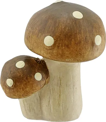 Produktbild von Dekofigur Fliegenpilz Keramik 5 x 3,5 cm braun
