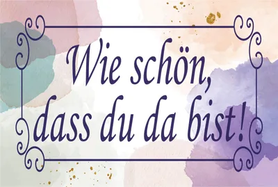 Produktbild von vianmo Holzschild 12x18 cm wie schön dass du da bist