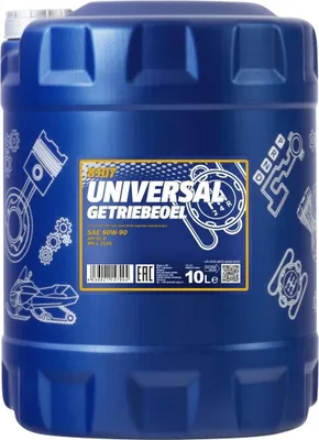 Produktbild von MANNOL Getriebeöl MN8107-10 für VOLVO F10 für RENAULT TRUCKS C für DAF 55 10l