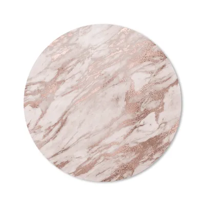 Produktbild von MuchoWow® Mauspad Mousepad Marmor - Rose - Gold - Rosa 40x40 cm - Mousepads - Maus Mat - Pad - Mausunterlage - Schreibtisch Accessoires